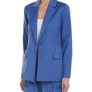 Walter Baker Blue Blazer Long Cobby Jacket